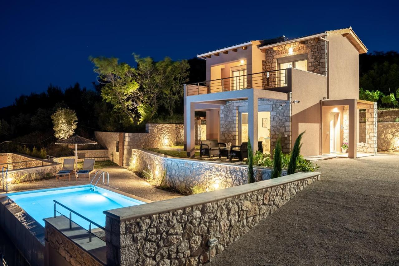 31 Blue Ionian Villas Apolpaina Exteriör bild