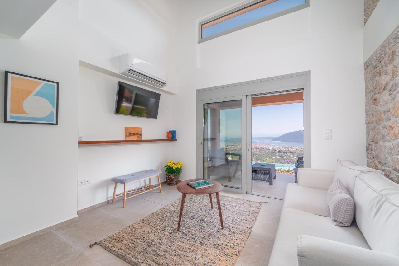 31 Blue Ionian Villas Apolpaina Exteriör bild