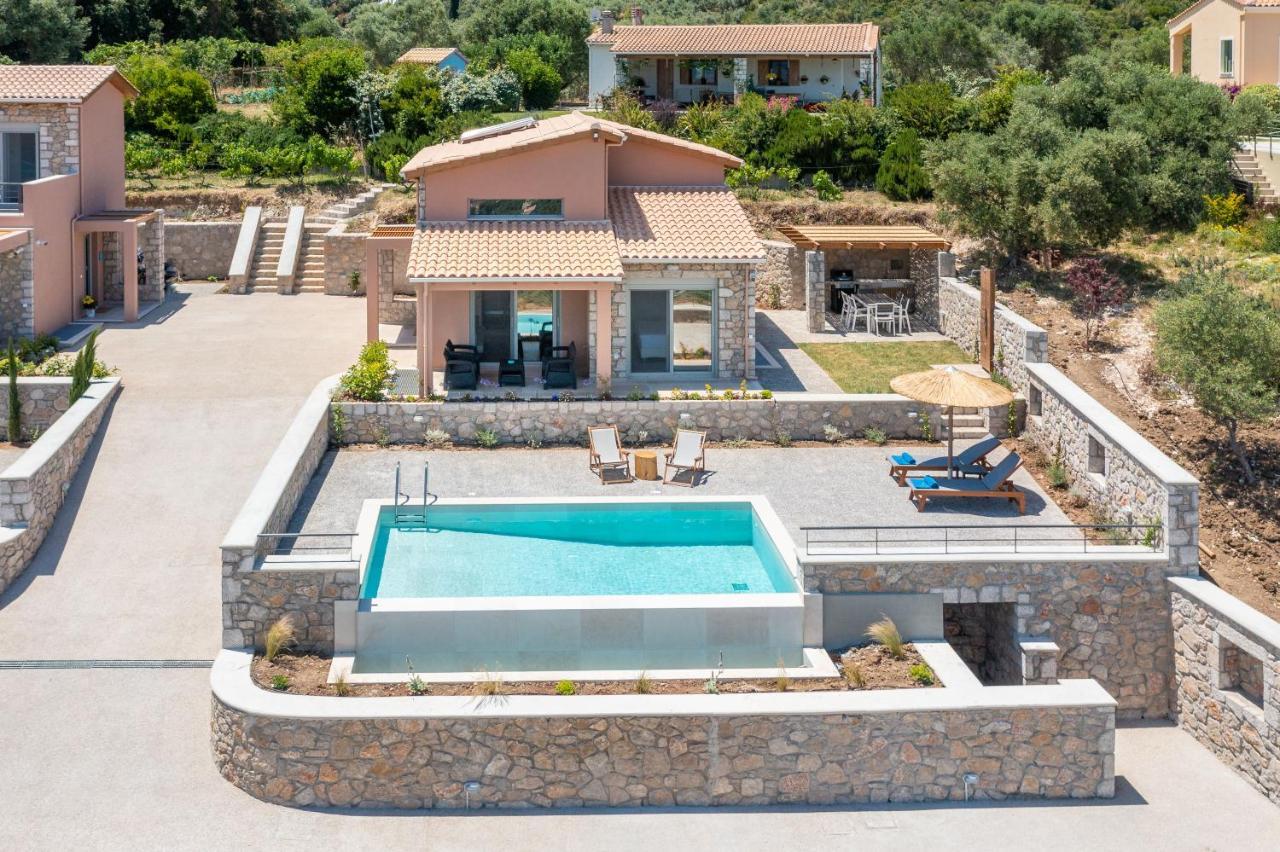 31 Blue Ionian Villas Apolpaina Exteriör bild