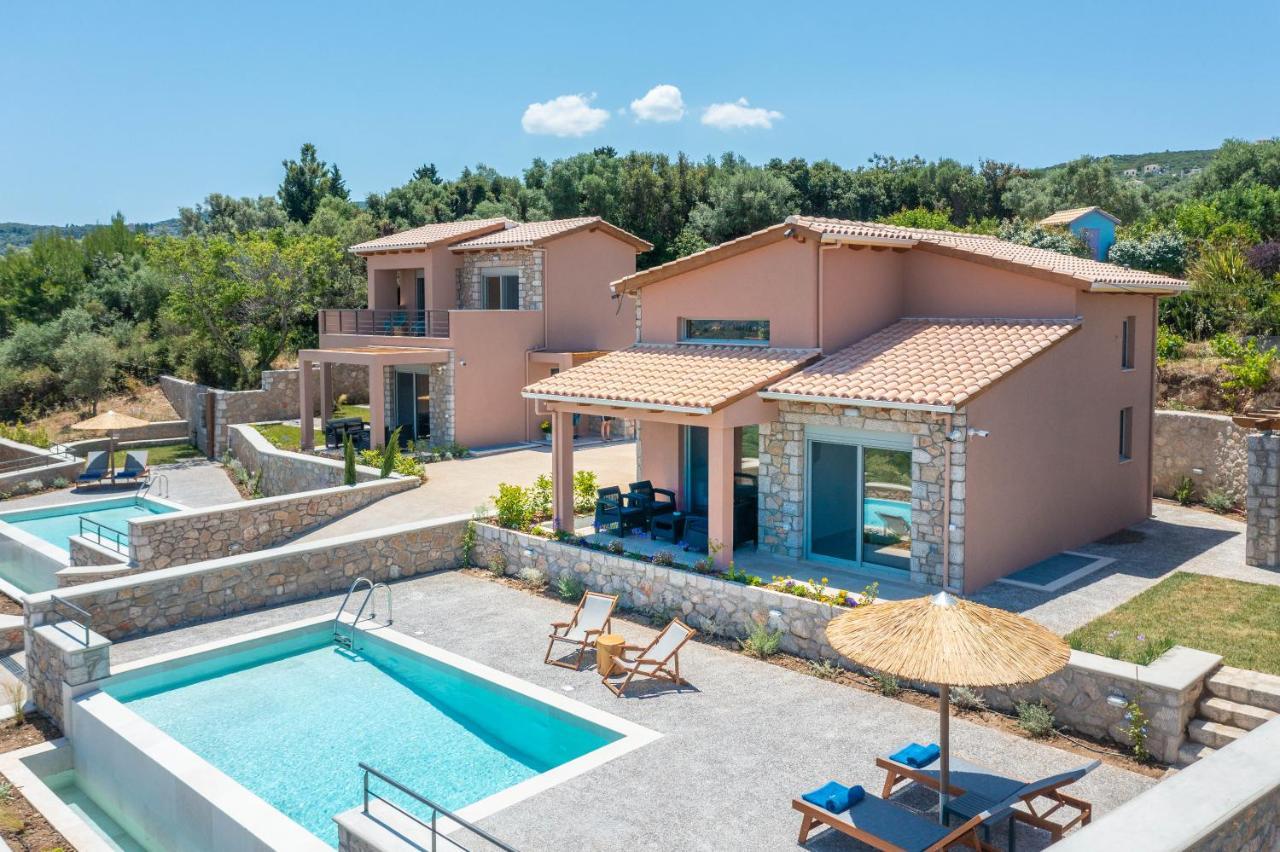 31 Blue Ionian Villas Apolpaina Exteriör bild