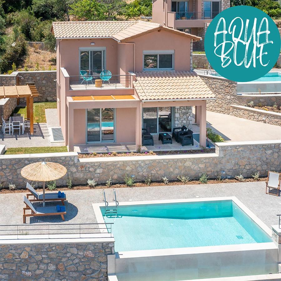 31 Blue Ionian Villas Apolpaina Exteriör bild