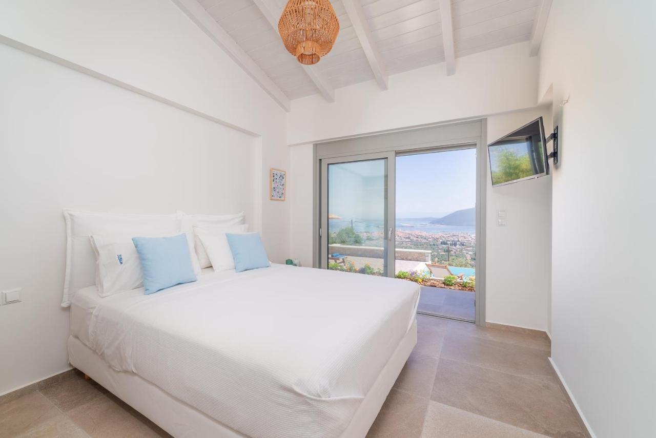 31 Blue Ionian Villas Apolpaina Exteriör bild