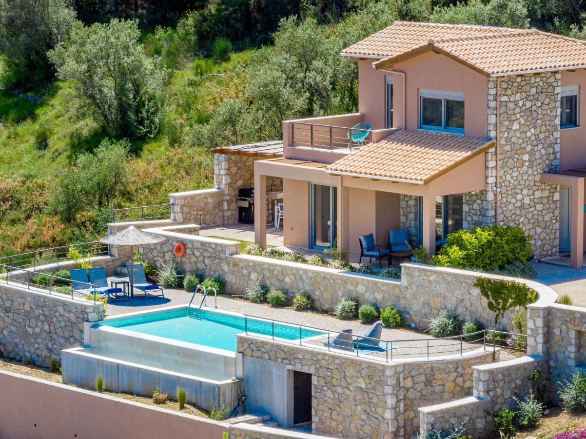 31 Blue Ionian Villas Apolpaina Exteriör bild