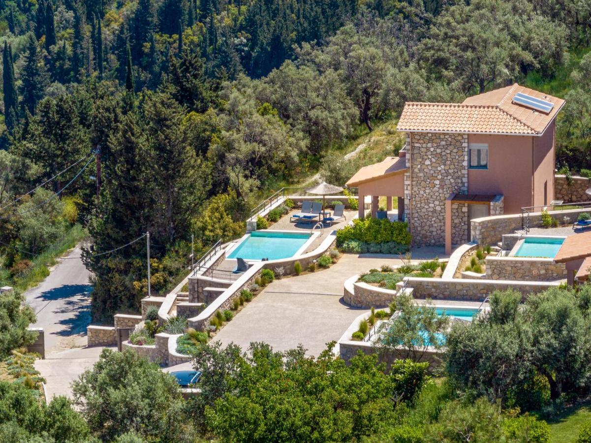 31 Blue Ionian Villas Apolpaina Exteriör bild